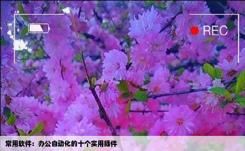 常用软件：办公自动化的十个实用插件