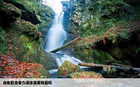 自由职业者办退休需要档案吗