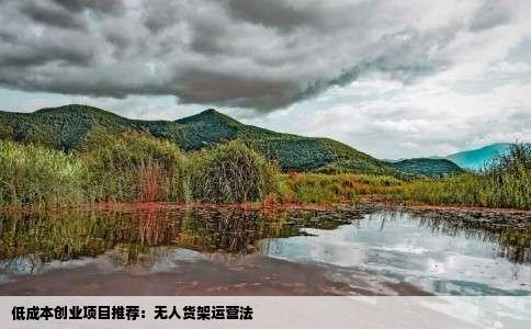 低成本创业项目推荐：无人货架运营法