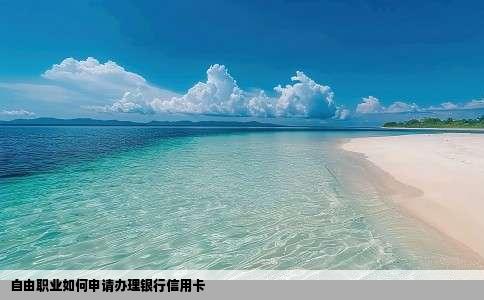 自由职业如何申请办理银行信用卡