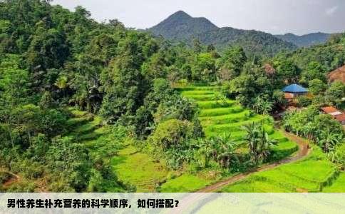 男性养生补充营养的科学顺序，如何搭配？