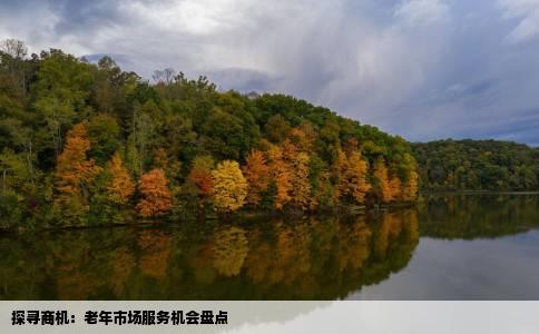 探寻商机：老年市场服务机会盘点