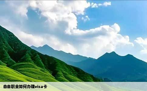 自由职业如何办理visa卡