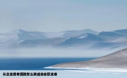 从企业养老保险怎么转成自由职业者