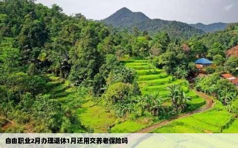 自由职业2月办理退休1月还用交养老保险吗