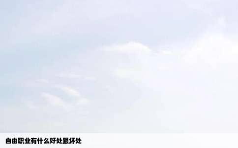 自由职业有什么好处跟坏处