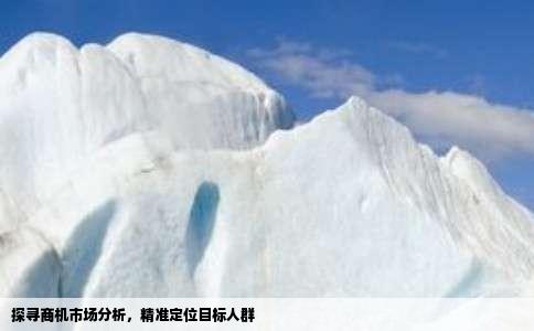 探寻商机市场分析，精准定位目标人群