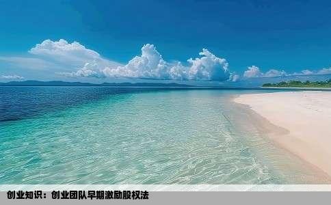 创业知识：创业团队早期激励股权法