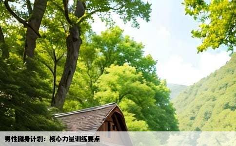 男性健身计划：核心力量训练要点