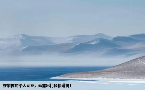 在家做的个人副业，无需出门轻松赚钱！