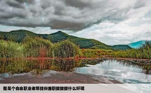 我是个自由职业者想找份兼职做做做什么好呢